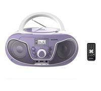 Roxel RCD-S70BT Boombox CD Player with BT, Remote Control, Radio, Purple