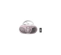 Roxel RCD-S70BT Portable Boombox CD Player with Bluetooth, Remote Control, FM Radio, USB MP3 Playback, 3.5mm AUX Input, Headphone Jack, LED Display