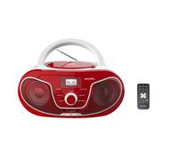 Roxel RCD-S70BT Portable Boombox CD Player with Remote Control, FM Radio, USB MP3 Playback, 3.5mm AUX Input, Headphone Jack, LED Display Wireless Mus