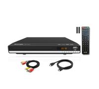 Roxel RDP-S500 DVD Player with HDMI Cable for TV, Multi Region DVD Player with USB Port, Remote Control, CD Player with FULL HD HDMI and RCA Port