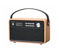 Roxel Retro Radio Wireless Speaker Alarm Clock - Portable DAB/DAB+ Digital & FM