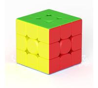 ROXENDA 3x3 Magnetic Speed Cube, 3x3x3 Stickerless 56 mm Pocket Cube | 5-Level Adjustable Elasticity & Anti-POP Mechanism,with Tutorial,Smooth Fast Turning Magic Cube for Kids Adults,Beginners