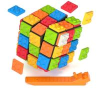 ROXENDA 3x3x3 Brick Magic Speed Cube with Brick Separator for Fun Playing for Kid & Adult