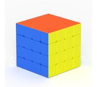 ROXENDA 4x4 Magnetic Speed Cube, 4x4x4 Stickerless Smooth Fast Turn Cube | 5-Level Adjustable Elasticity & Anti-POP Mechanism,with Tutorial,Smooth Fast Turning Magic Cube for Kids Adults,Beginners