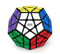 ROXENDA Dodecahedron Cube, Pentagon Speed Cube - Easy Turning & Smooth Play (Black)