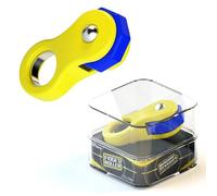 ROXENDA Rotating Fidget Roller Toy, Hand Fidget Spinners Stress Relief Anti-Anxiety Toy Creative Fingertip Gadgets Perfect for Kids,ADD, ADHD,Autism(Yellow)