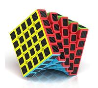 ROXENDA Speed Cube, Magic Puzzle Cube Super-durable Carbon Fiber Sticker with Vivid Colors for Kids (5x5x5)