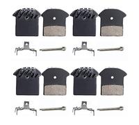 ROXENT For Shimano, for DEORE XT M785 M675, SLX J02A J03A Cooling Fin Ice Tech Bicycle Disc Brake Pads MTB Bike Ceramics Disc Brake Pads Cycling Brake Pads(4pairs)