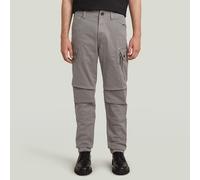 Roxic Zip Straight Tapered Pants - Grey - Men 30-34