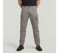 Roxic Zip Straight Tapered Pants - Grey - Men 38-32