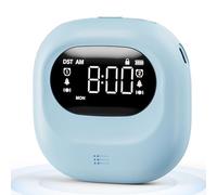 Roxicosly Vibrating Alarm Clocks Under Pillow, 3000mAh Travel Alarm Clock for Heavy Sleepers, Dual Alarm Clock with Bed Shaker, Type-C Charge, Weekday/Weekend for Hearing Impaired, Deaf