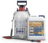 Roxil 100 Green Mould, Algae & Lichen Killer - 1 X 5L & Sprayer - Restore The Appearance Of Your Patio, Decking, Fence Or Paving