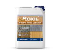 Roxil 100 Green Mould, Algae & Lichen Remover (5L) - Cleaner For Patio, Decking, Fence & Paving. Biocidal Action For Outdoor Wood