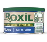 Roxil Wood Filler (Natural) 220 cm³ Coverage - Premium Quality: Fully Stainable, Vacuum Packed, Low Hazard Formulation, Superior Moulding and Sanding Properties. Easier, Smoother, Kinder.