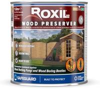 Roxil Wood Preserver (1 Litre) Clear, Odourless Formulation Providing Protection Against Wood Destroying Fungi and Beetles Such as Dry Rot, Wet Rot, Fungal Attack and Woodworm