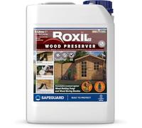 Roxil Wood Preserver (5 Litre) Clear, Odourless Formulation Providing Protection Against Wood Destroying Fungi and Beetles Such as Dry Rot, Wet Rot, Fungal Attack and Woodworm