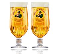 Roxley Birra Moretti Pint Lager Beer Glasses X2 2026 Edition