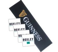 Roxley Guinness Rubber Bar Runner | Irish Dry Stout | Lager beer | Man Cave | Made In UK