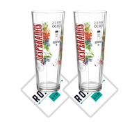 RoxleyLtd Desperados 2/3 Pint Glass x2