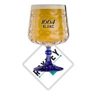 RoxleyLtd Roxley Kronenbourg 1664 Blanc X1 Beer Lager Pint Glass Glasses | Man Cave | 20oz | Pub Club
