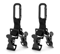 RoxNvm Glove Clips, 2 PCS Double Glove Clip Holder with Metal Carabiners