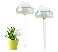 RoxNvm Plant Watering Devices, 2 PCS Gradient Color Self Watering System for Plants,Cloud Glass Self Watering Globes, Automatic Plant Waterer,Plant Feeders Drip Water,Water Plants for Indoor Outdoor