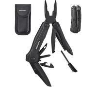 ROXON CM1349 Spark Multitool Plier, 14-in-1 Multitools Folding Plier, Multipurpose Outdoor Survival Portable Multi Tool Set