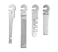 Roxon FT03 Build Your Own Multitool Accessory for Flex Multitool (Flat File, Fish Hook Remover & Scaler, Hook Sharpener Adjuster, Bicycle Spoke Wrench) Good for Fishing & Camping