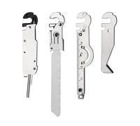 Roxon FT07 Bulid Your Own Multitool - Flex Implements Tools Accessories Set (Box Cutter, Ruler & Magnetic Grabber, Pen & Tweezers & Needle, T Shank Adapter)