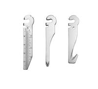 Roxon FT09 Build Your Own Multitool Accessory for Flex (3-Piece Set Including Rope Cutter & File + Ruler + Slotted Screwdriver & Phillips Screwdriver) Interchangeable Tools