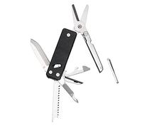 ROXON KS2E Elite- Multi-Function Pocket Knife with Big Scissor Tool, G10 Handle and Pocket Clip, 13 Functions in 1 Tool, Good for Camping/Backpacking/Emergencies/EDC