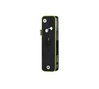 ROXON S503G Flex Companion Tool Modular Design and Customizable Pocket Tool, Pre-Installed with 8 Essential Tools (1/4" Bit Driver, Tapered Saw, Scissors etc) for a Wide Range of tasks (Neon Edge)