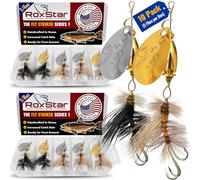 RoxStar Fly Strikers Proven Nationwide to Out-Fish Any Spinner | Hand-Tied in The USA | Most Versatile Fishing Spinner Ever! Trout, Bass, Steelhead | Stop Fishing - Start Catching (1/8oz | 1/4oz 10pk)