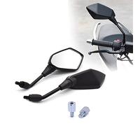 ROXTAN Side Mirrors Rearview Mirror Motorcycle Side Convex Mirror Accessories For HONDA XL1000 V Varadero XL1000 (Color : Black)