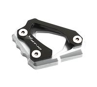 ROXTAN Side Stands Motorcycle For Yamaha MT-10 MT 10 FZ10 2016-2021 Mt10sp MT10 SP 2022 Kickstand Side Stand Extension Support Plate Accessories (Color : Silver MT-10)