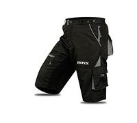 ROXX MTB Shorts Detachable Inner Liner Padded, Water Resistant Outdoor Short Sports, Comfortable and Breathable Cycling Short, Men Mountain Bike Cycling Shorts