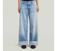 Roxx Wide Jeans - Medium blue - Women 23-30