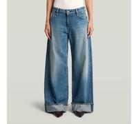 G-star Roxx Wide Leg Jeans Blue 32 / 32 Woman