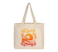 Roxy 12L Drink The Wave Cotton Blend Printed Tote Bag