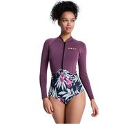 Roxy 2026 Womens 1mm Swell Natural Front Zip Spring Suit - Black Multi