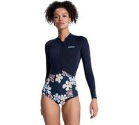 Roxy 2026 Womens 1mm Swell Natural Front Zip Spring Suit - Flower