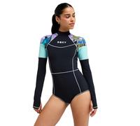 Roxy 2026 Womens Active Long Sleeve One-Piece Swimsuit - Viola Golden Gal S