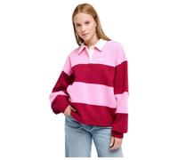 Roxy 2026 Womens Cross Your Mind Shirt Collar Sweatshirt - Fuchsia Pink