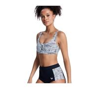 Roxy - Women's Pro Surf Athletic Bra - Bikini top size M, grey