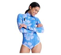Roxy 2026 Womens Rise Natural 1.5mm Long Sleeve Chest Zip Springsuit Wetsuit - Denim