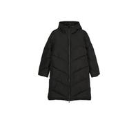 Roxy Shadow Wave - Women Black Long Hooded Puffer Jacket