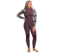 Roxy Swell Natural 3/2 mm Full Wetsuit Lilac Green Black Women - M