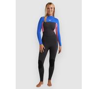 Roxy 3/2Mm Prologue+ - Women Blue Back Zip Wetsuit