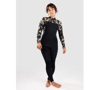 Roxy 4/3Mm Swell Natural - Women Black Back Zip Wetsuit