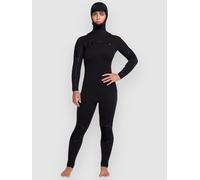 Roxy 5/4 Elite Xtra Warm - Women Black Hooded Chest Zip Wetsuit